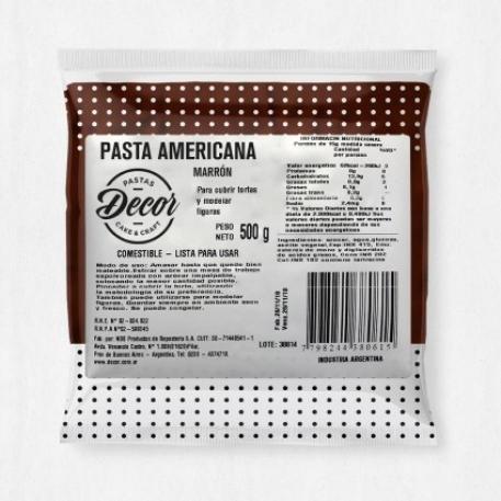 PASTA AMERICANA MARRON 500GR