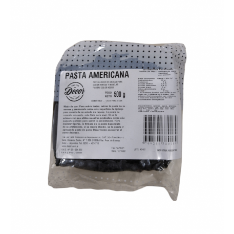 PASTA AMERICANA NEGRO 500GR