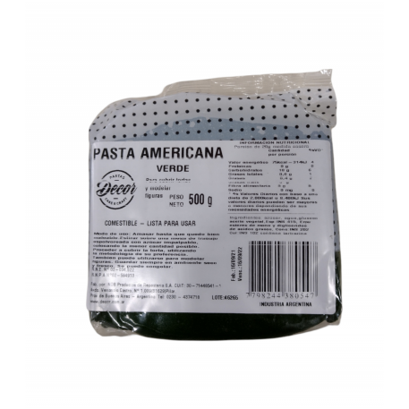 PASTA AMERICANA VERDE 500GR