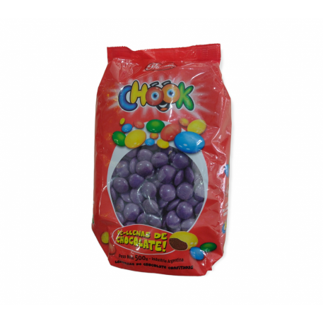 LENTEJA CHOCOLATE VIOLETA X500GR