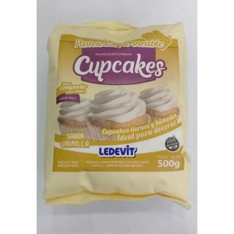 CUPCAKES VAINILLA LEDEVIT X500GR