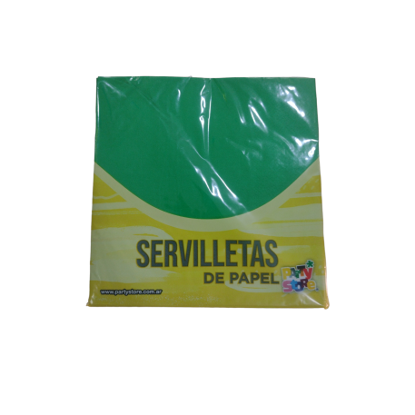 SERVILLETA VERDE X20