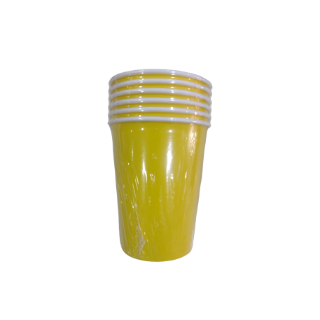 VASO AMARILLO X6