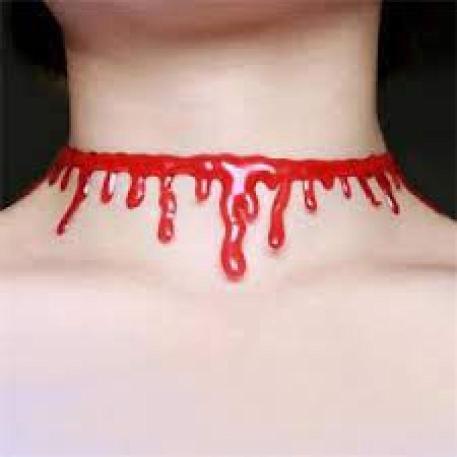 CHOKER SANGRIENTO -RR-