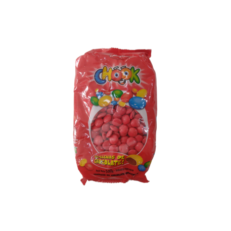 LENTEJA CHOCOLATE ROJO X500GR