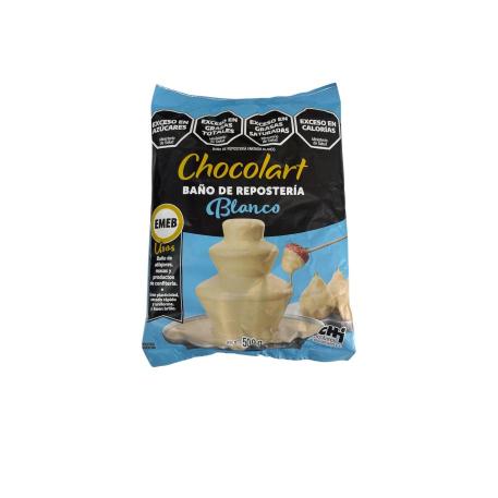 CHOCOLART CASCADA/BAÑO BLANCO 500GR