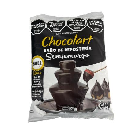 CHOCOLART CASCADA/BAÑO SEMIAMARGO 500GR